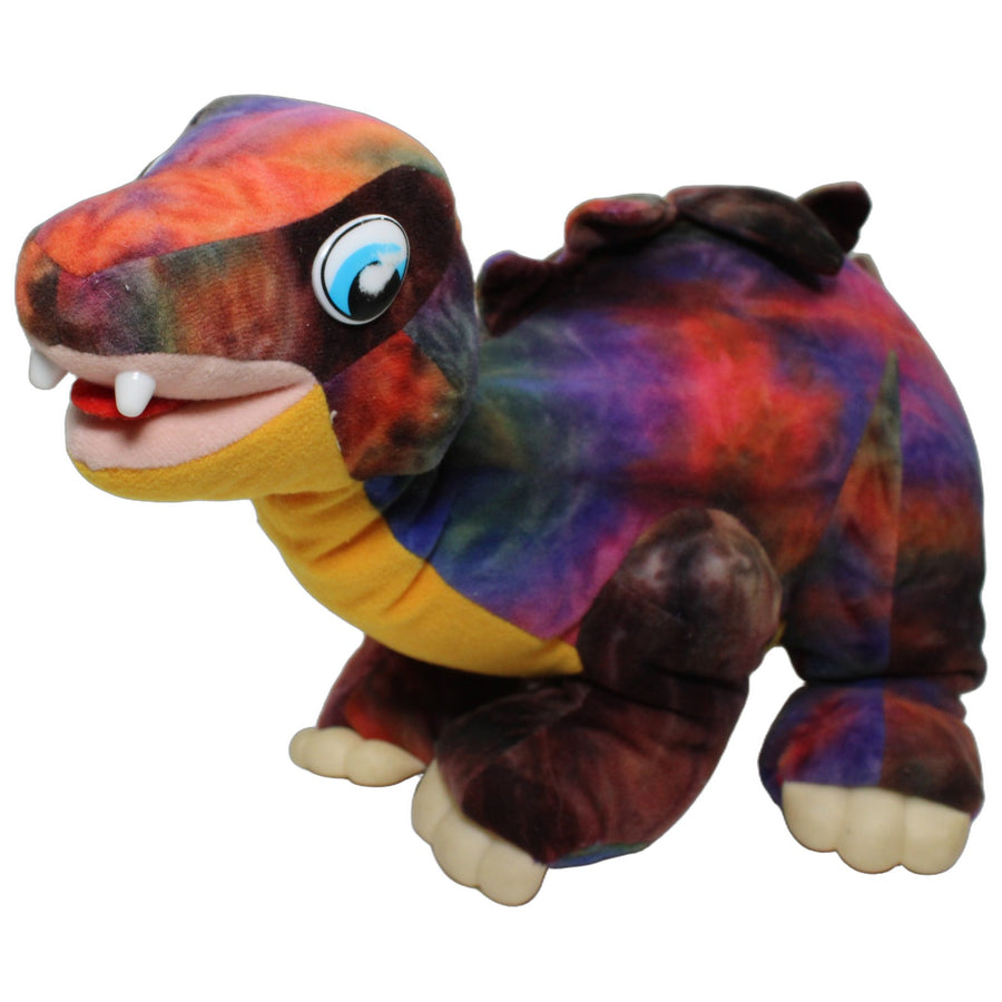 XL bunter Dinosaurier mit Quietscher & Stauraum