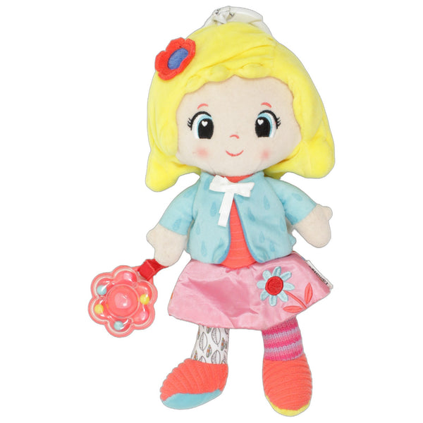 Lamaze, Mädchen mit Knisterrock & Rassel