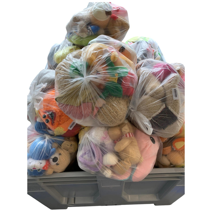 1 Kilogramm C-Ware Kuscheltiere, mittel bis groß