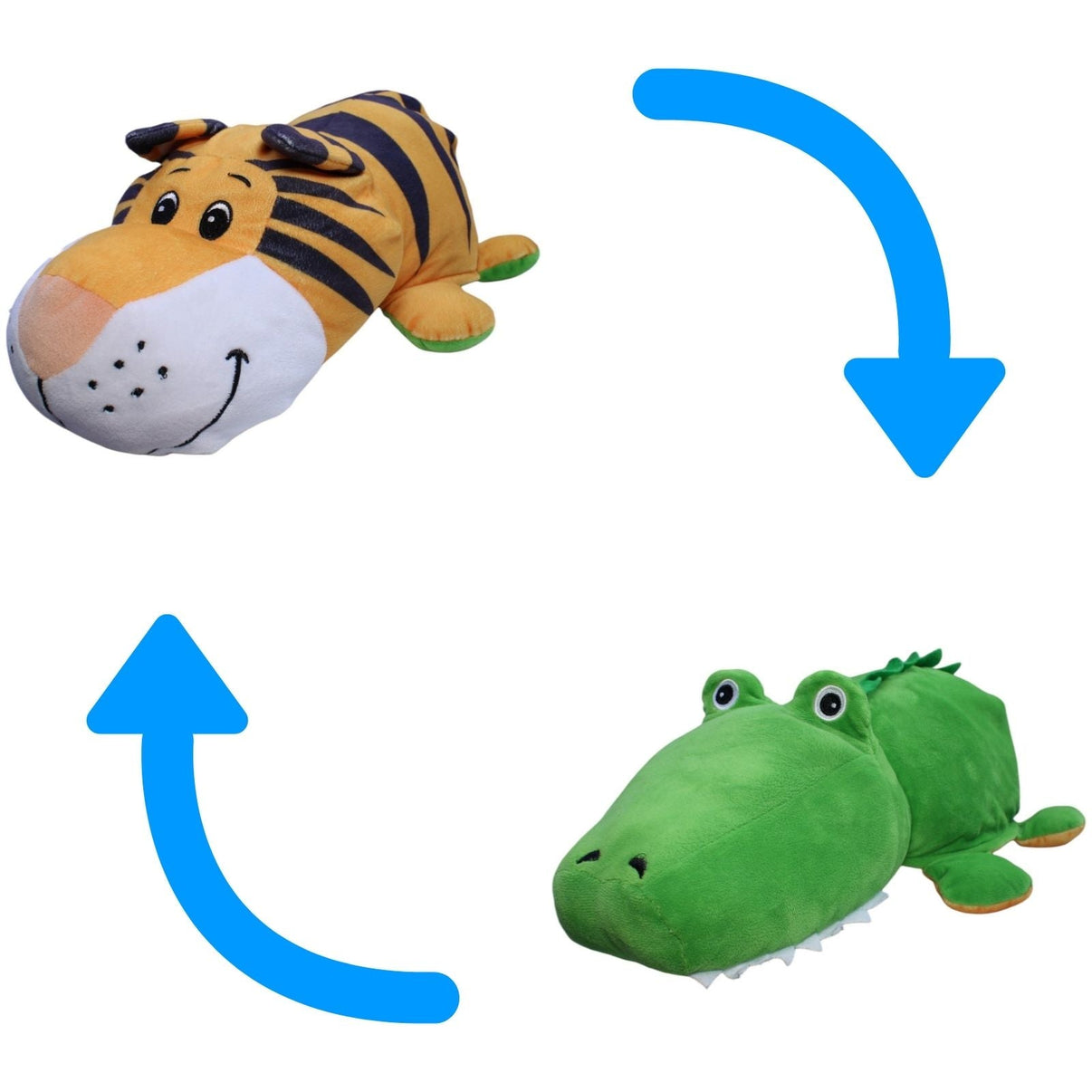 123000012709 QVC Fidibus, XL Tiger/Krokodil Kuscheltier Kumpel Leo 45cm ebay - 20 - stofftiere Gebraucht