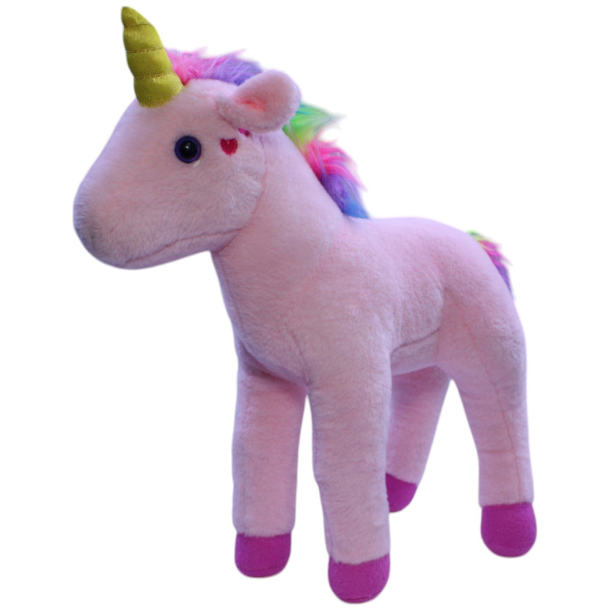 123000012723 Wild Republic Rosa Einhorn mit bunter Mähne, groß Kuscheltier Kumpel Leo Fantasy Gebraucht