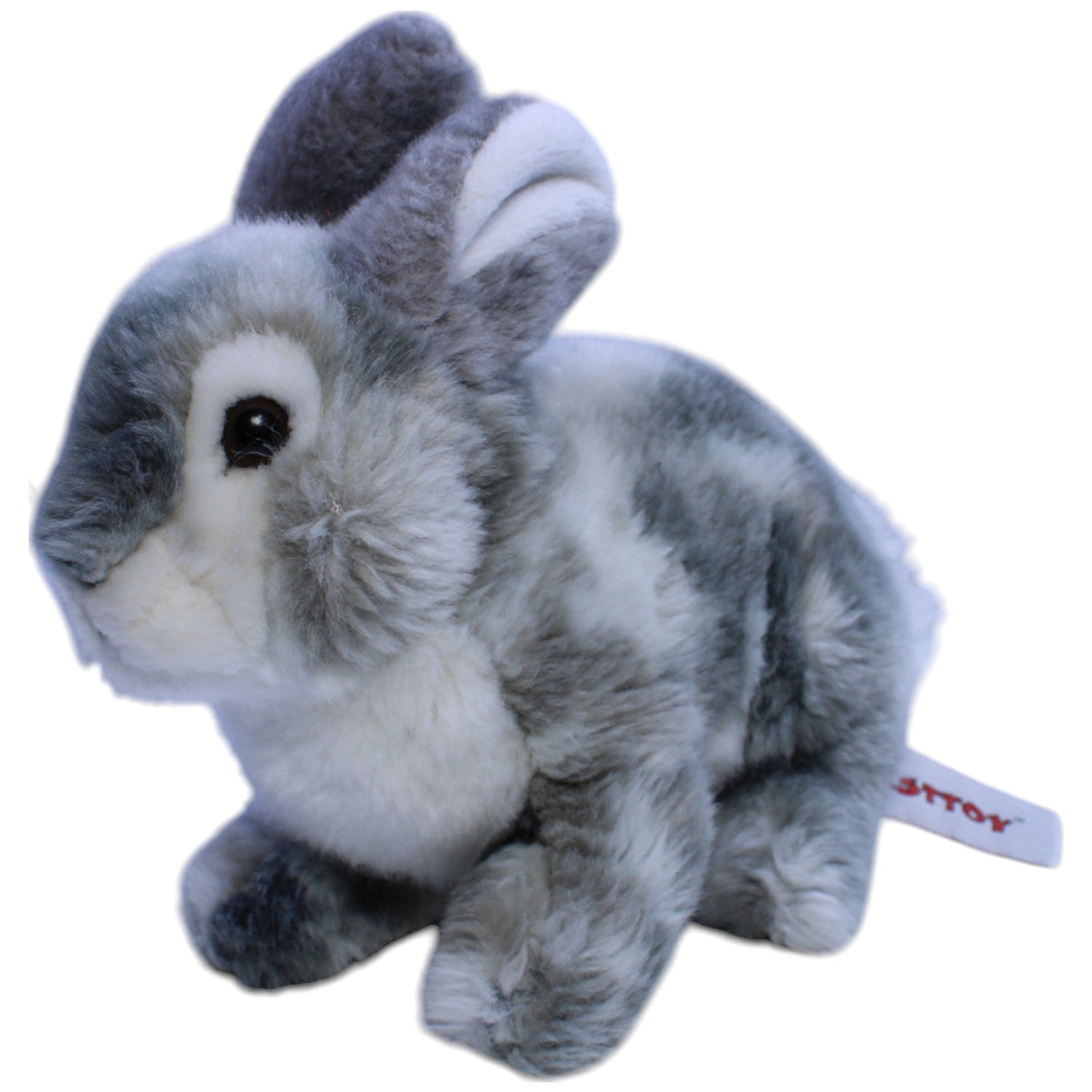 123000012826 Besttoy Kaninchen, grau - weiß Kuscheltier Kumpel Leo Gebraucht Hase