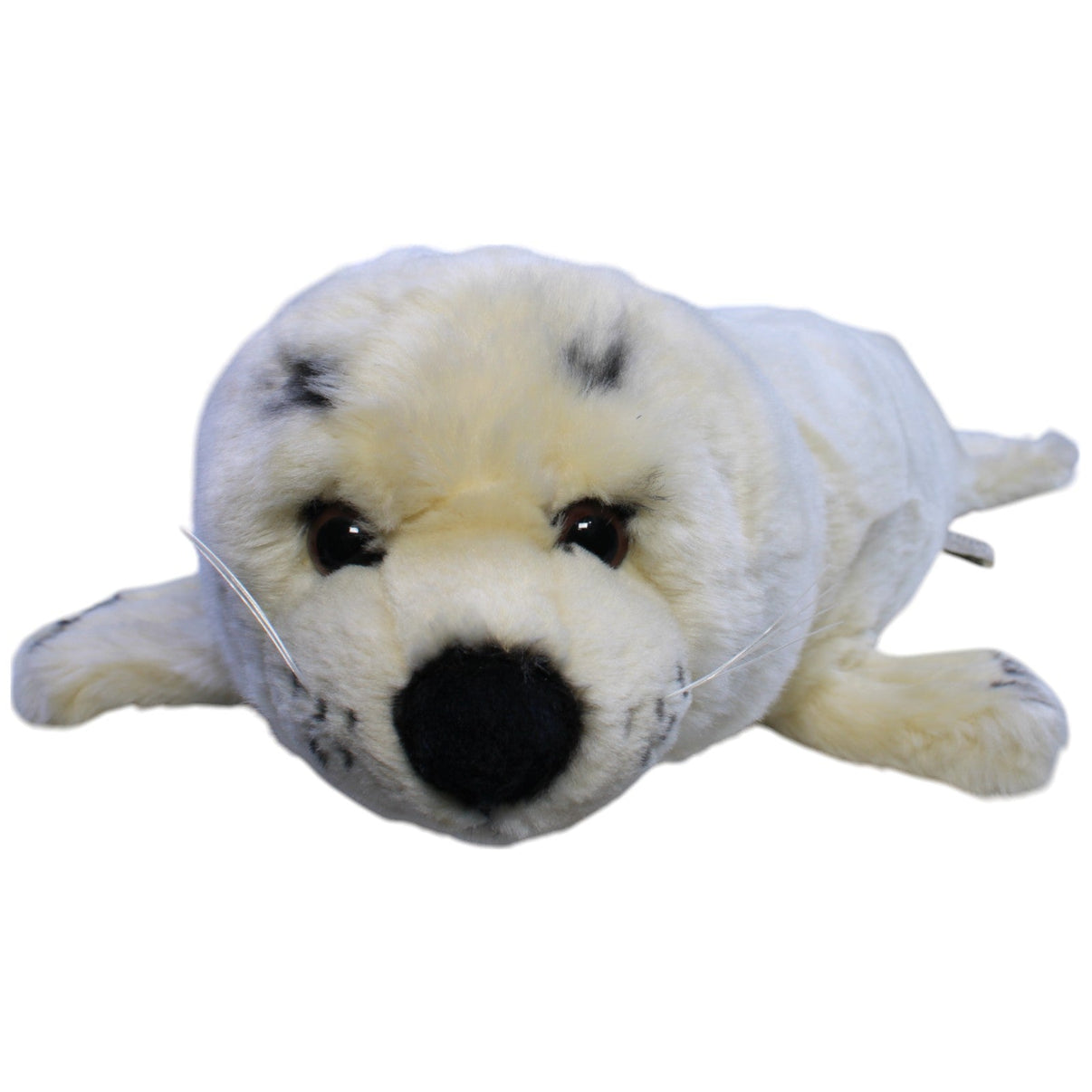 123000012848 Uni - Toys XL Robbe, beige Kuscheltier Kumpel Leo Gebraucht Vintage