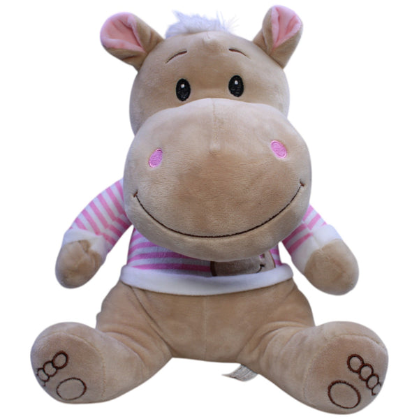 Flos Toys, süßes Nilpferd mit gestreiftem Pullover