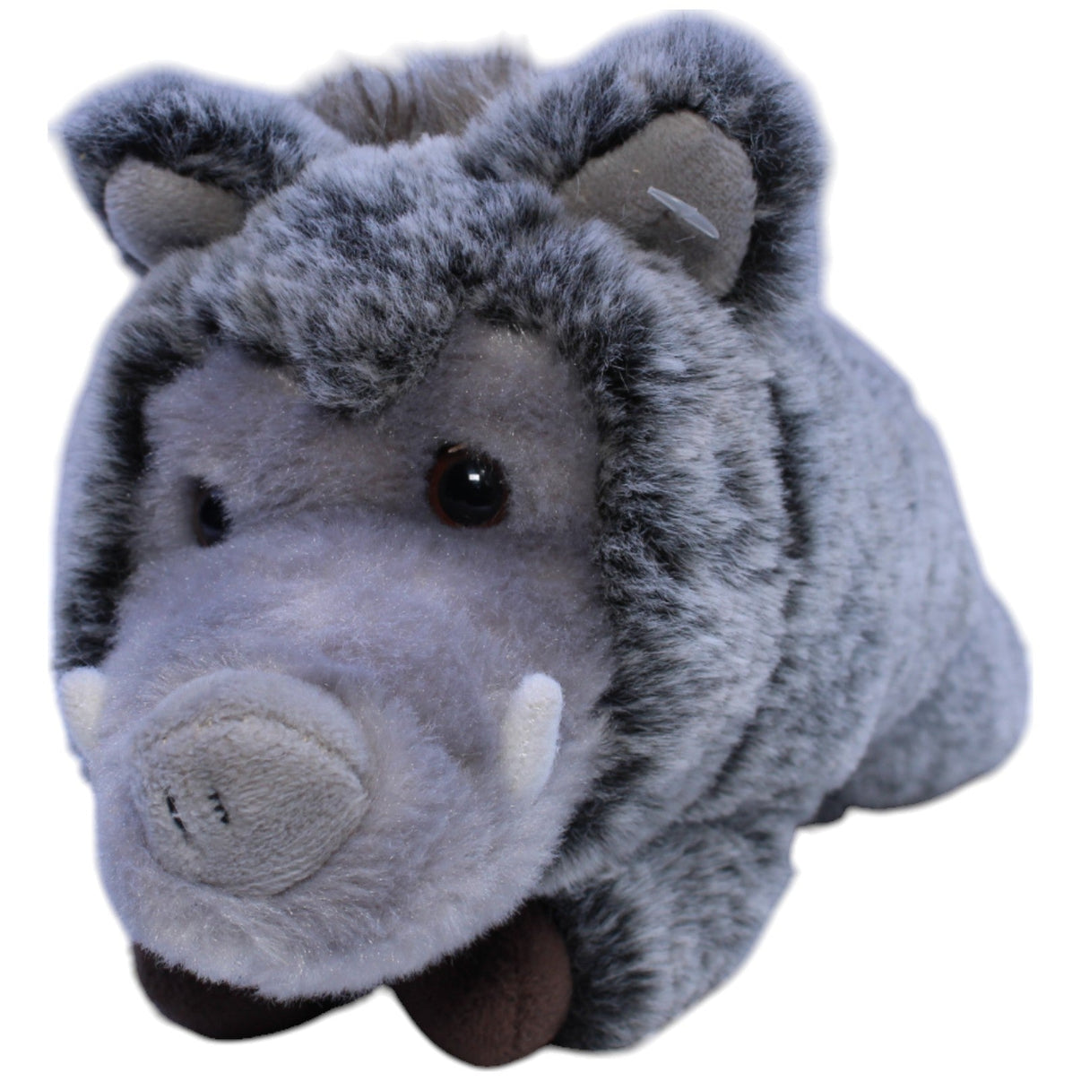 123000012941 Bauer Süßes Wildschwein, grau Kuscheltier Kumpel Leo Gebraucht