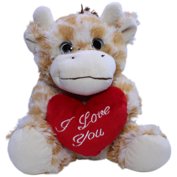 Süße Giraffe mit Herz "I love you"