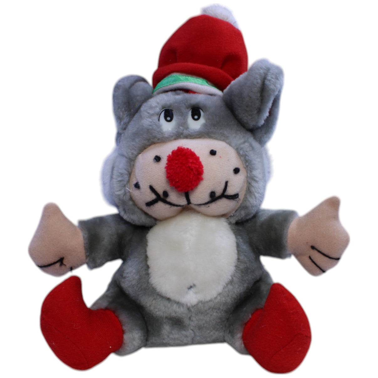 123000013142 ES Gerhardshofen Maus mit roter Mütze Kuscheltier Kumpel Leo Gebraucht