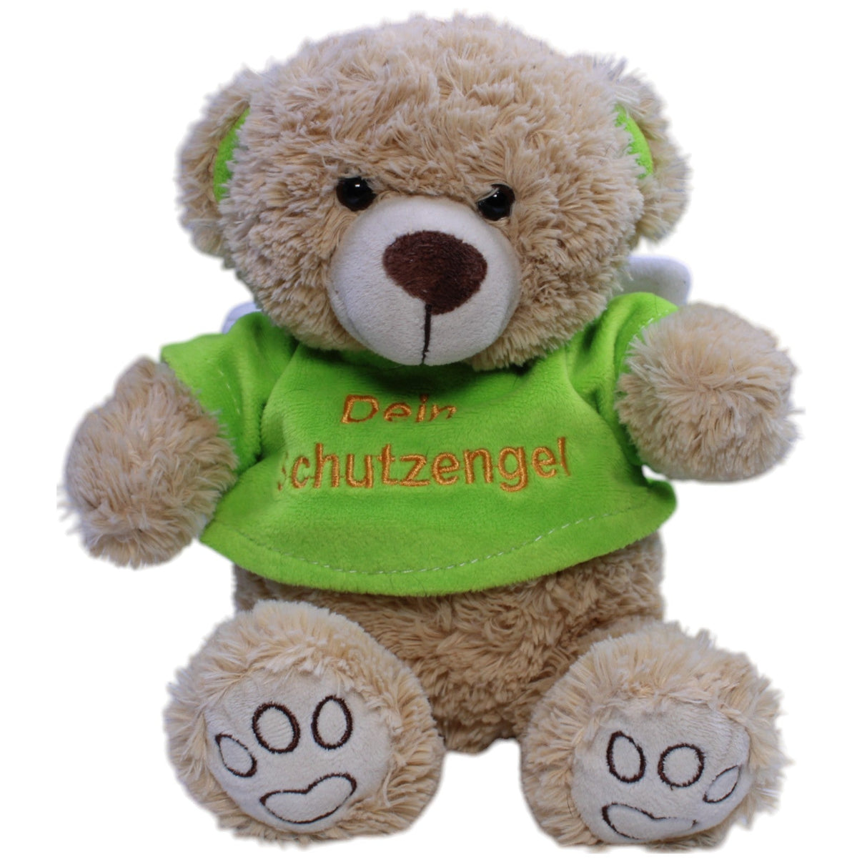 123000013183 Besttoy Bär mit Flügel "Dein Schutzengel", grün Kuscheltier Kumpel Leo Gebraucht