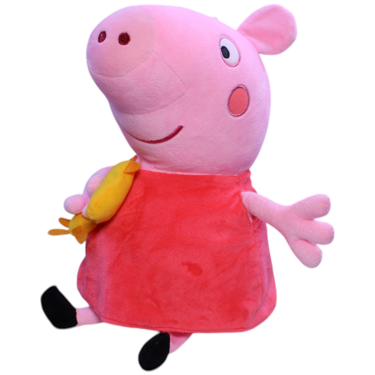123000013274 Unbekannt Peppa Wutz mit Teddy, groß Kuscheltier Kumpel Leo Gebraucht