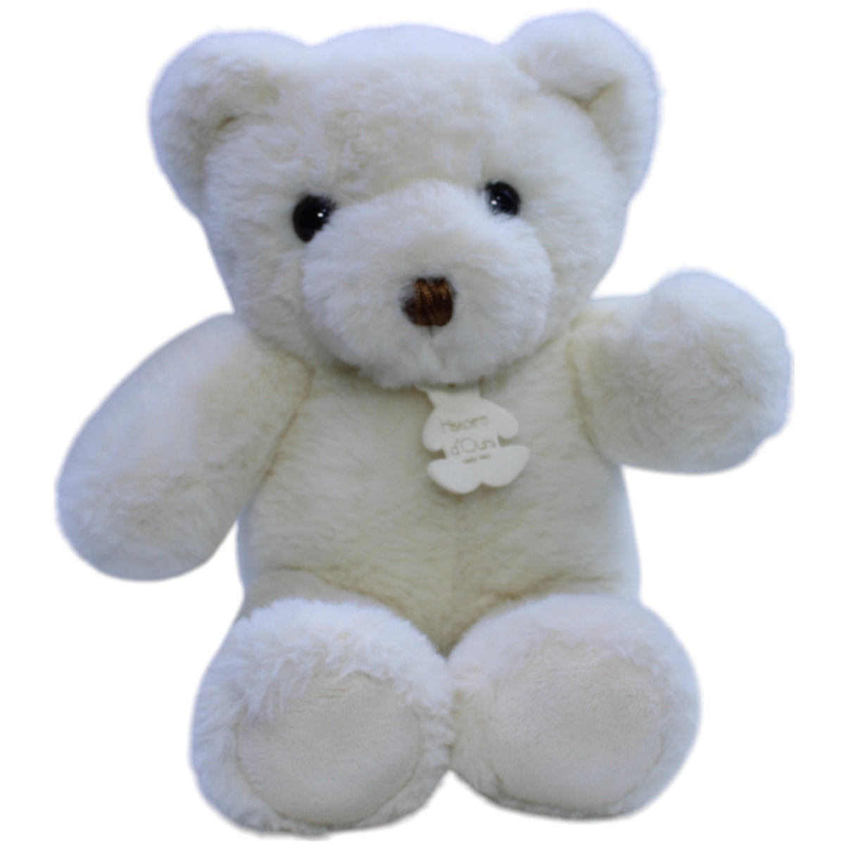 123000013379 Histoire d´Ours Superweicher Teddybär, weiß Kuscheltier Kumpel Leo Gebraucht Teddy Teddybär