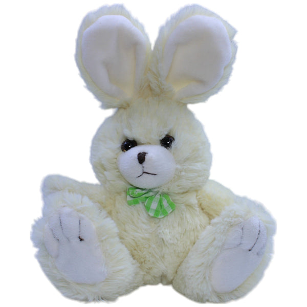 Hase mit Fliege sitzend, beige