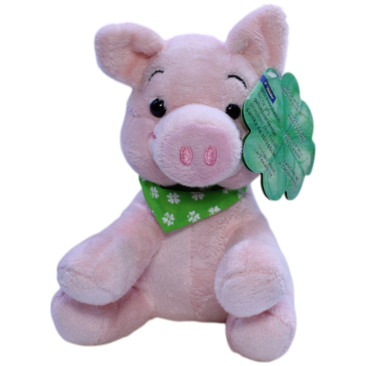 123000013445 TCM Glücks - Schwein mit Quitscher Kuscheltier Kumpel Leo neu Neujahr Silvester