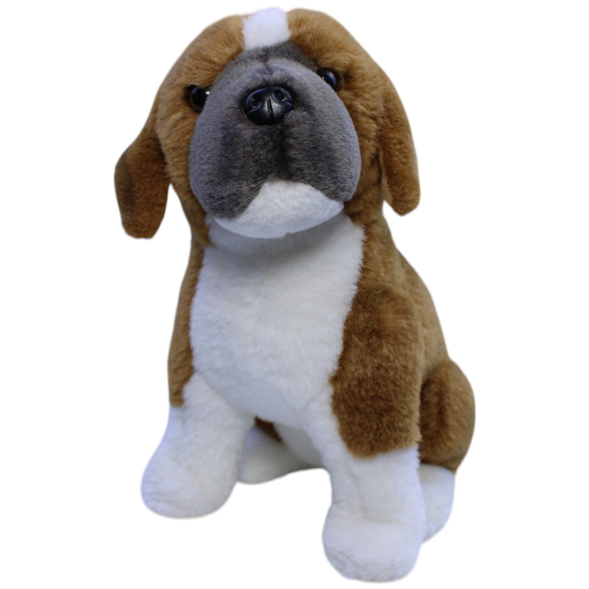 123000013456 Unbekannt Hübscher Boxer, sitzend Kuscheltier Kumpel Leo Gebraucht Hund