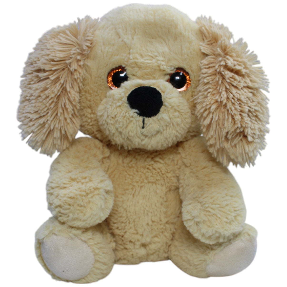 123000013461 KiK Süßer Hund mit Glitzeraugen, beige Kuscheltier Kumpel Leo Gebraucht