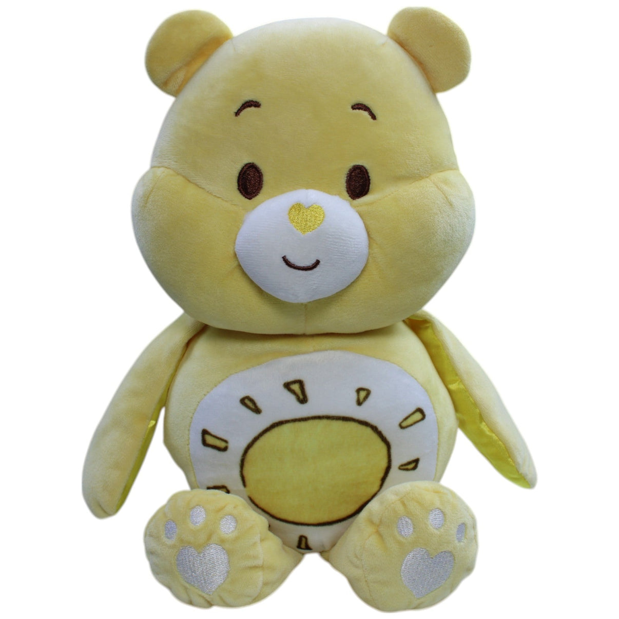 123000013466 Sambro Sonnenscheinbärchi aus die Glücksbärchis mit Rassel & Knisterarme Kuscheltier Kumpel Leo Bär Gebraucht