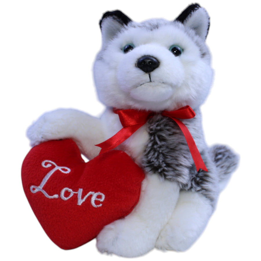 Husky mit Herz "Love"