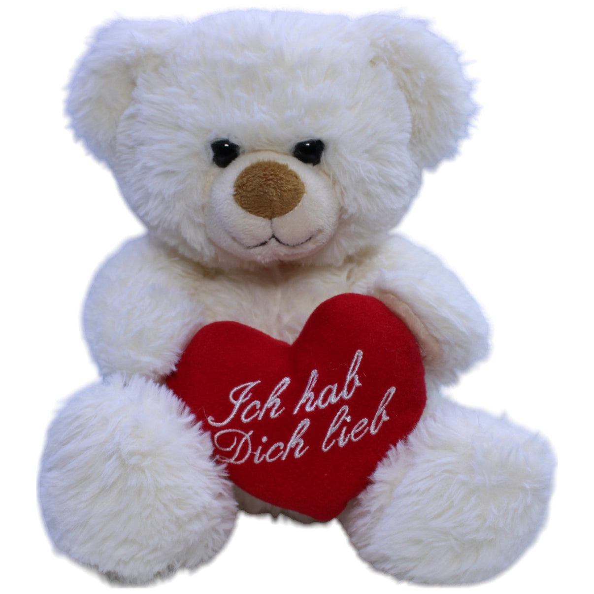 123000013482 BOB Teddybär mit Herz "Ich hab Dich lieb" Kuscheltier Kumpel Leo Gebraucht Teddy Teddybär