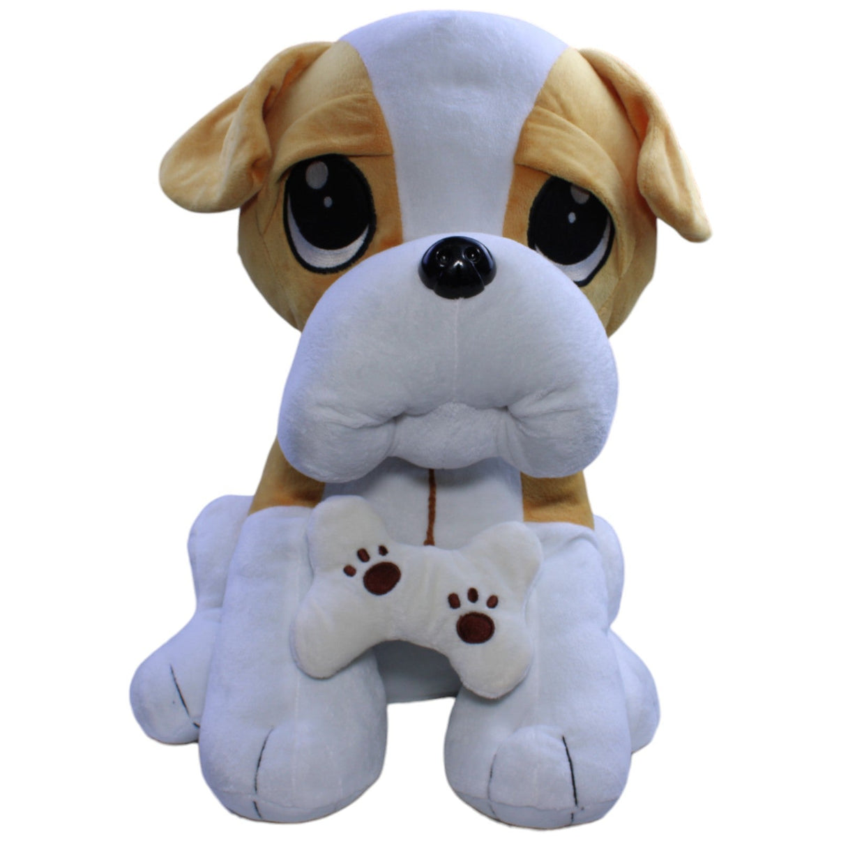 123000013491 FLOTI Flos Toys, XL Hund mit Knochen Kuscheltier Kumpel Leo Gebraucht Hund