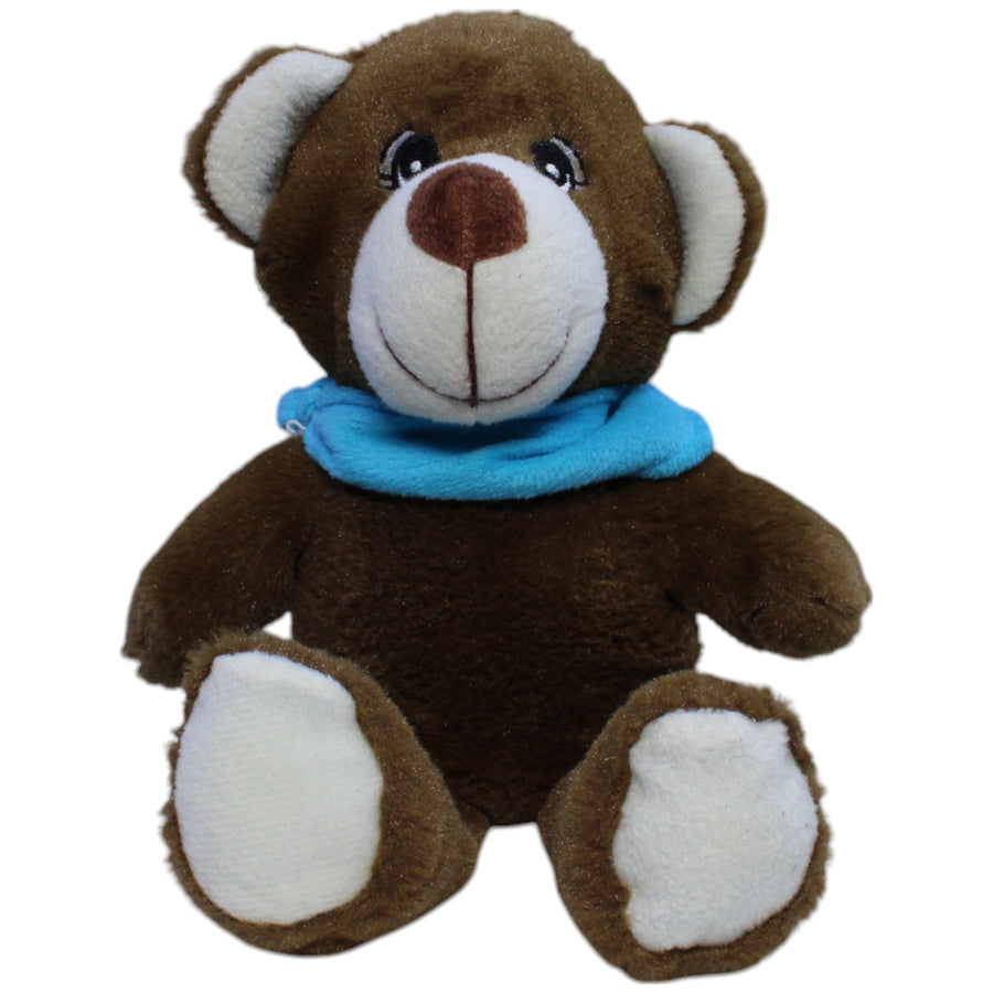Schlenker Teddybär mit Halstuch, dunkelbraun