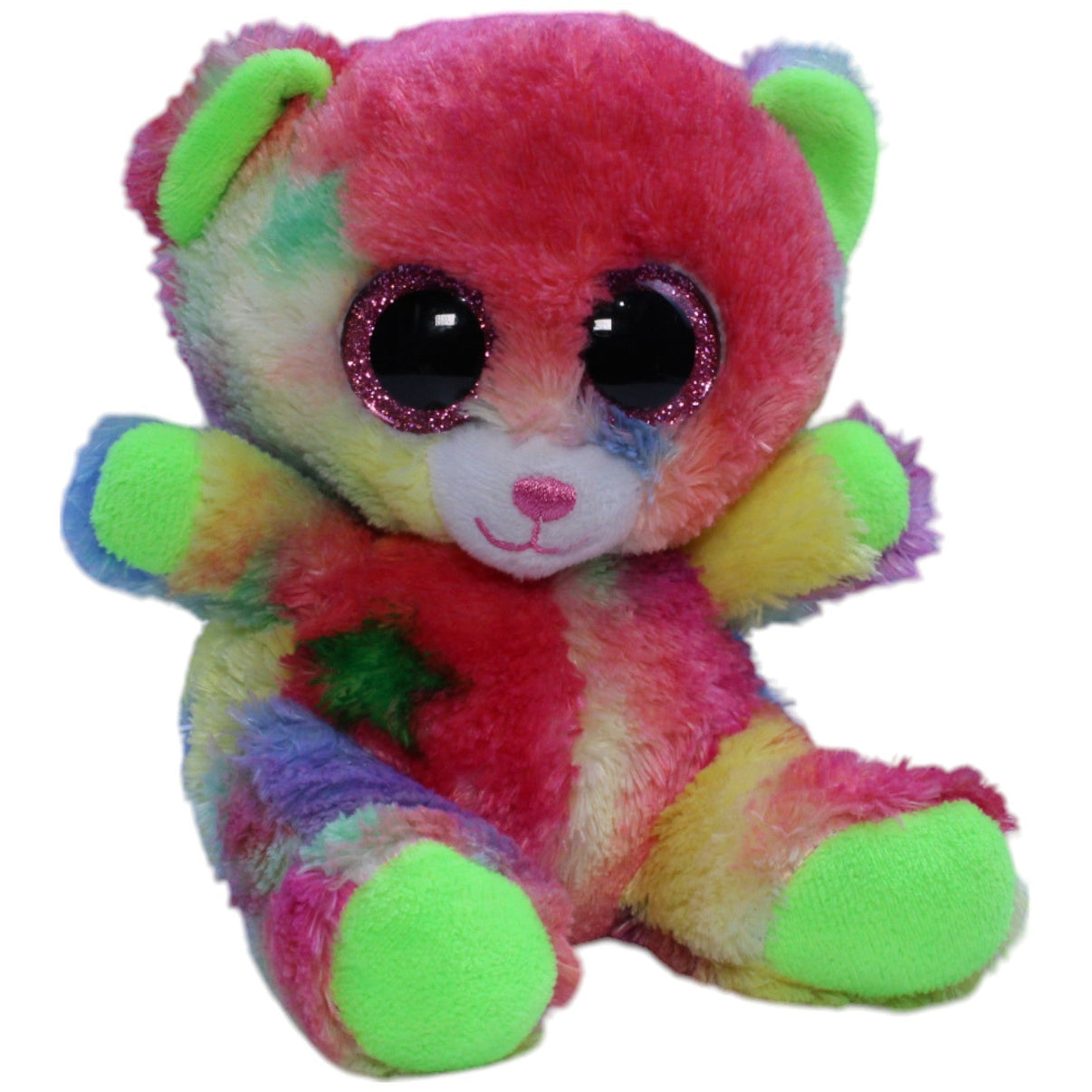 123000013545 Keel Toys Animotsu, bunter Bär Kuscheltier Kumpel Leo Gebraucht