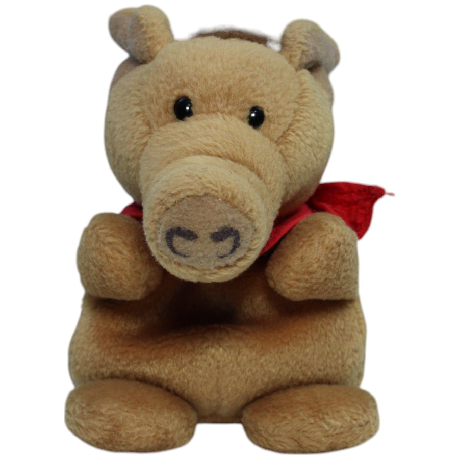 Wildschwein mit rotem Halstuch, klein