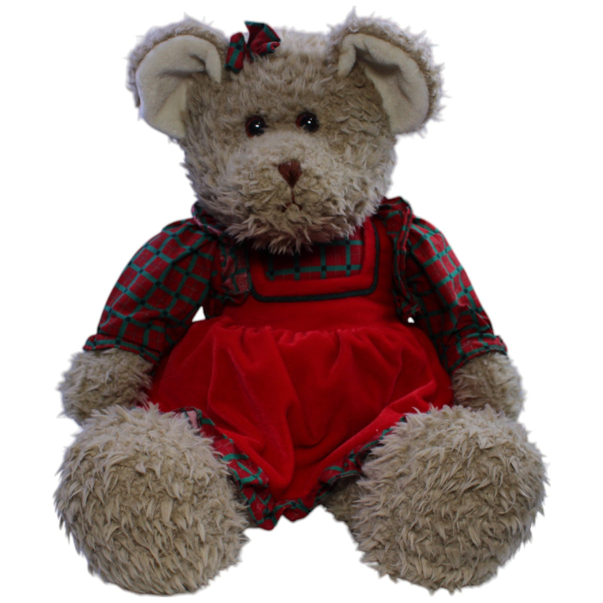 123000013622 Commonwealth Toy & Novelty Toys "R" Us, XL Teddybärin Holly aus The Bears Who Saved Christmas Kuscheltier Kumpel Leo Gebraucht Teddy Teddybär