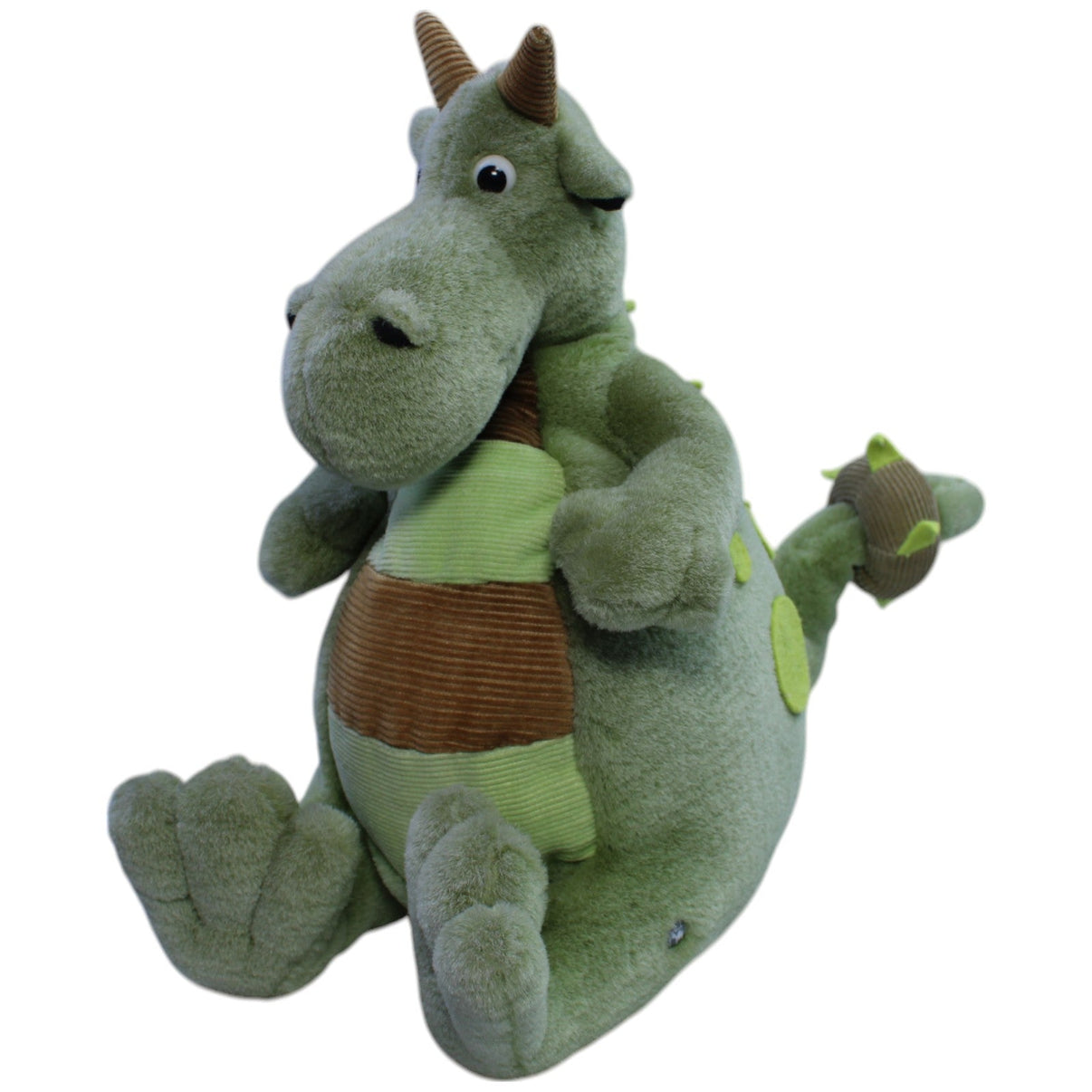 123000013627 HEYE Marino Degano, grüner Drache Kuscheltier Kumpel Leo Gebraucht Vintage