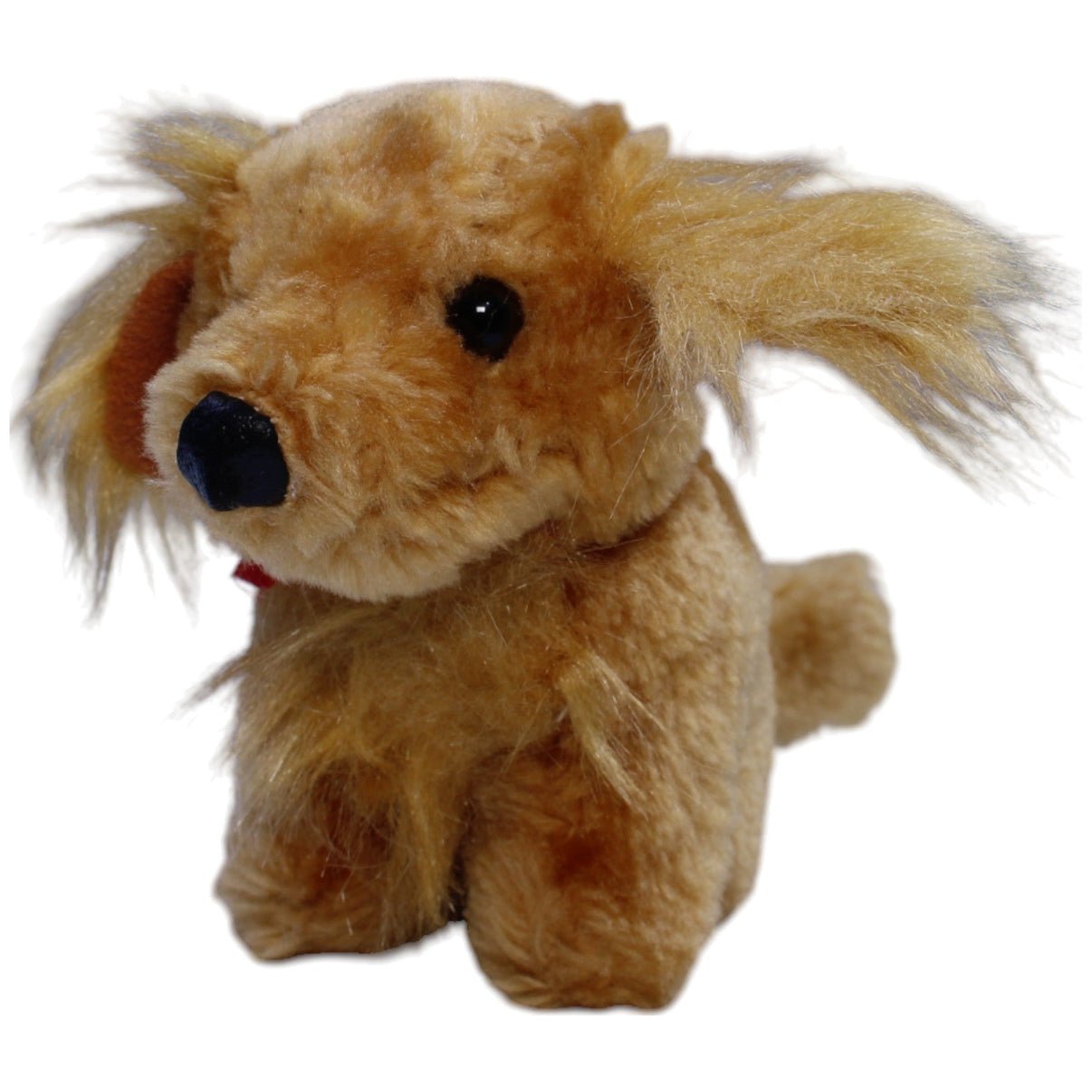123000013642 Happy People Plüschel mini, brauner Hund Kuscheltier Kumpel Leo Gebraucht Vintage