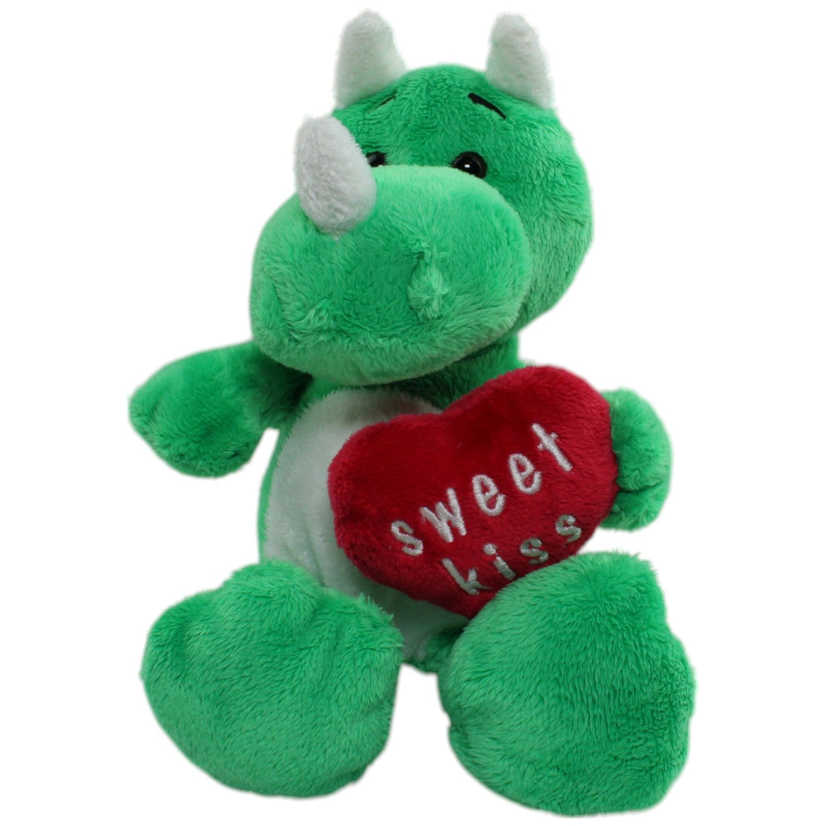 123000013696 Bambia Grüner Dino mit Herz "Sweet Kiss" Kuscheltier Kumpel Leo Dinosaurier Gebraucht