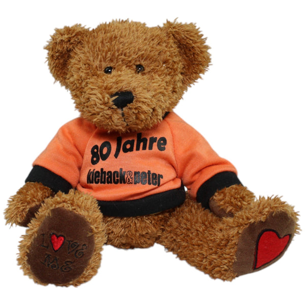 Teddy mit Pulli "80 Jahre "Kieback&Peter"