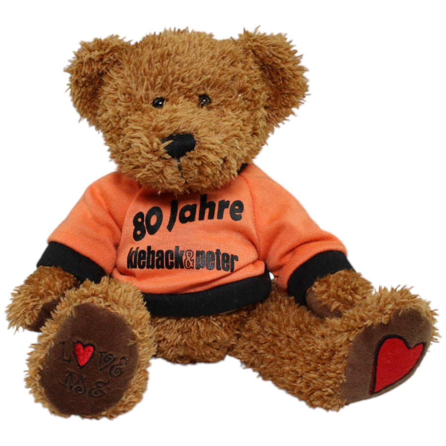 Teddy mit Pulli "80 Jahre "Kieback&Peter"