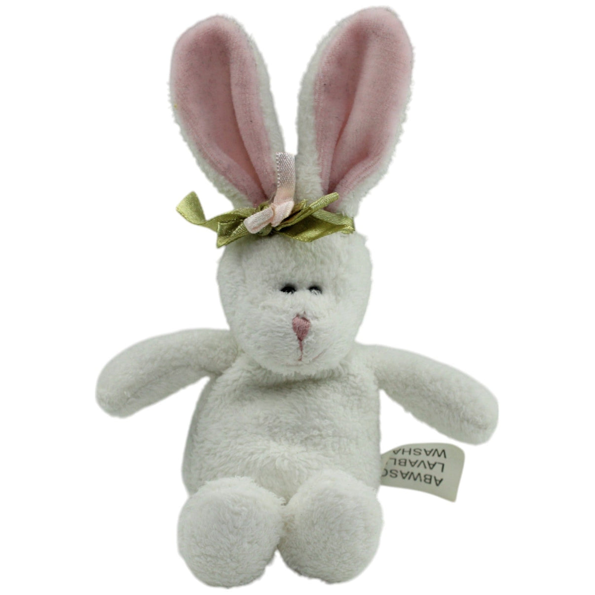 123000013921 Heunec Kleiner Schlenker Hase, weiß Kuscheltier Kumpel Leo Gebraucht Kaninchen Osterhase