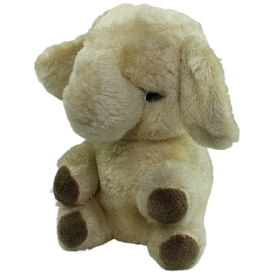 Sitzender Elefant, beige