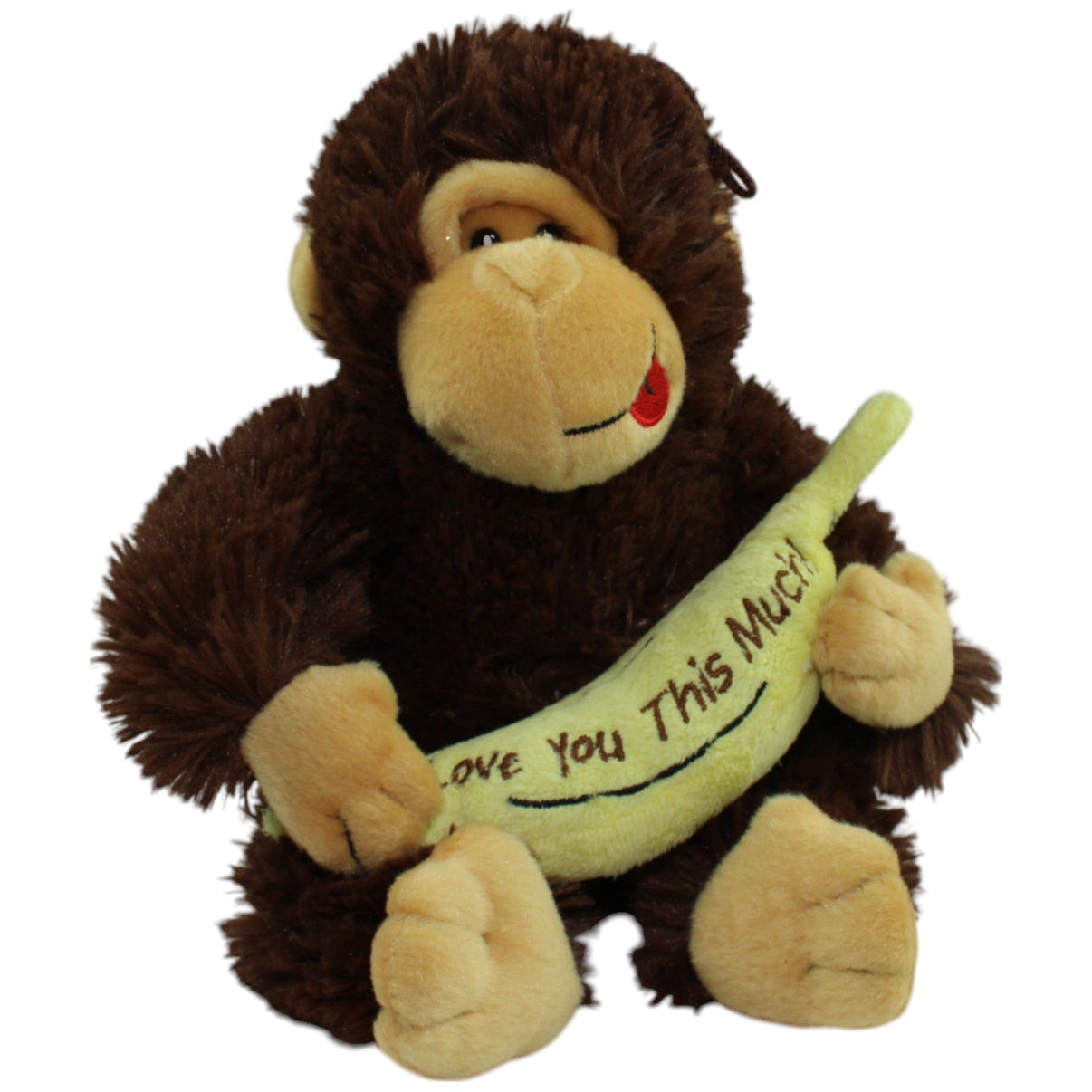 123000014000 Paul Import Süßer Affe mit Banane "I Love You This Much!" Kuscheltier Kumpel Leo Gebraucht