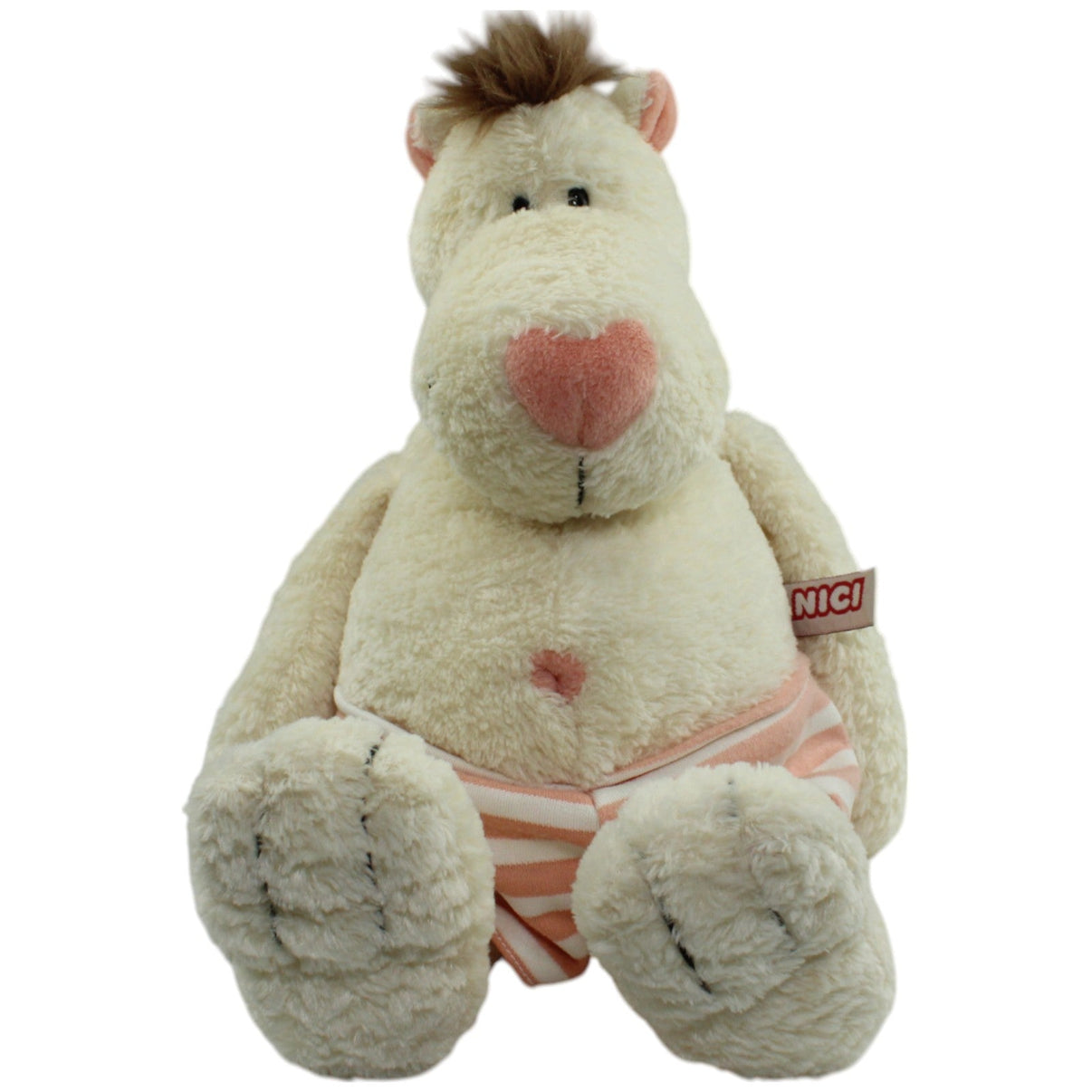 123000014056 NICI Bär Rudolfo mit Herznase, groß Kuscheltier Kumpel Leo Gebraucht