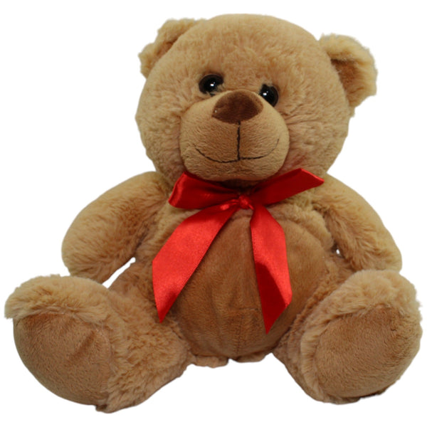 Süßer Teddy mit roter Schleife