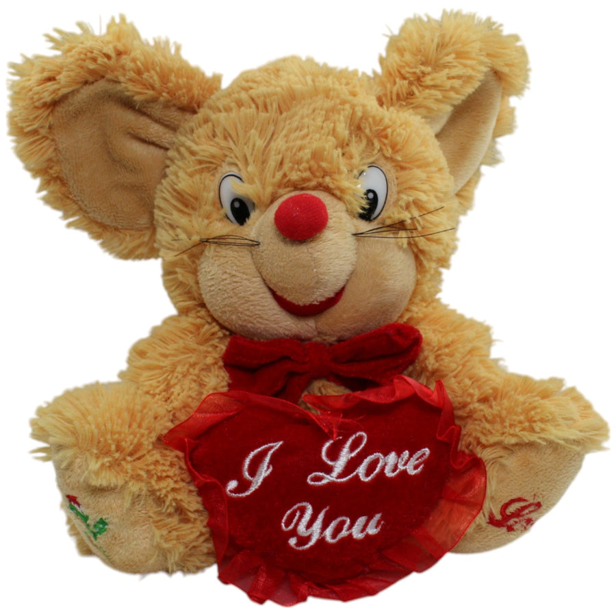 Toy Time, Maus mit Herzkissen "I love You"