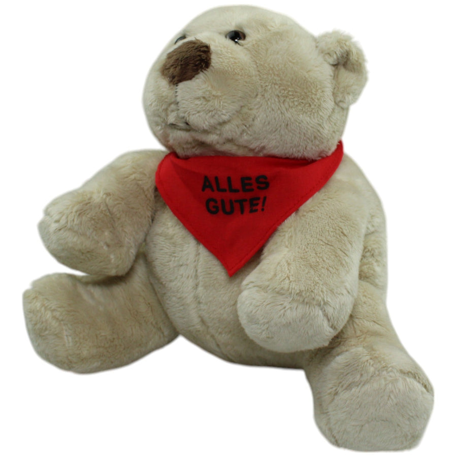 Tröster-Teddy mit Halstuch "Alles Gute!"