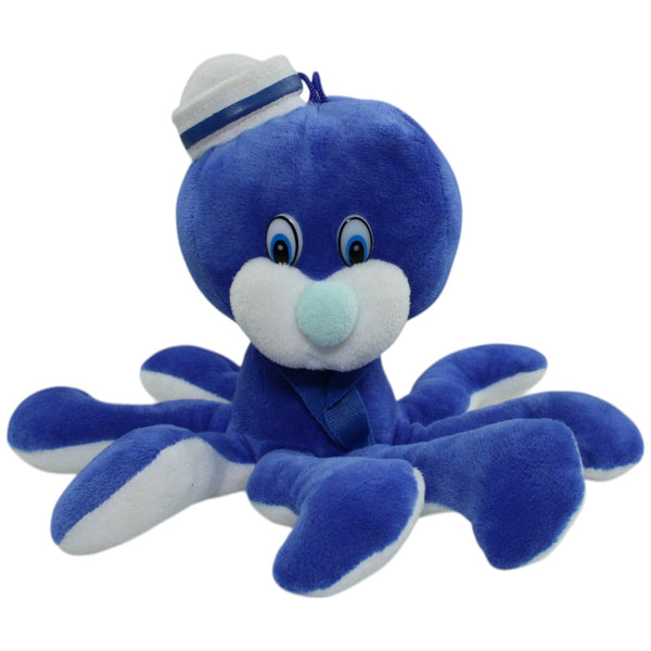 Blaue Krake mit Matrosenmütze