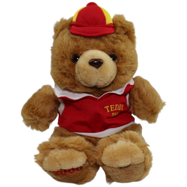 Teddy 2000 mit roter Kleidung