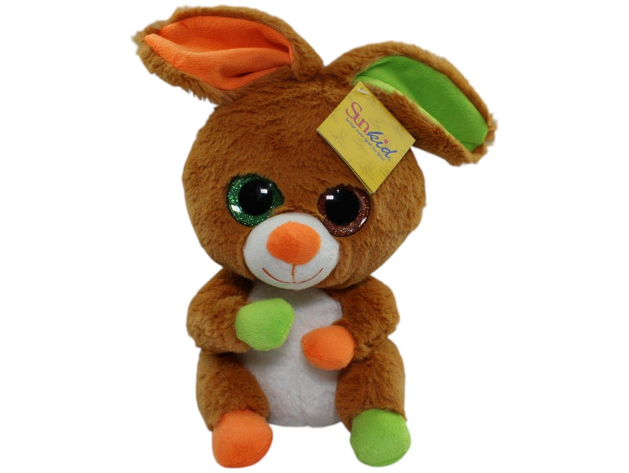 Volksbank, weicher Hase mit Glitzer-Augen