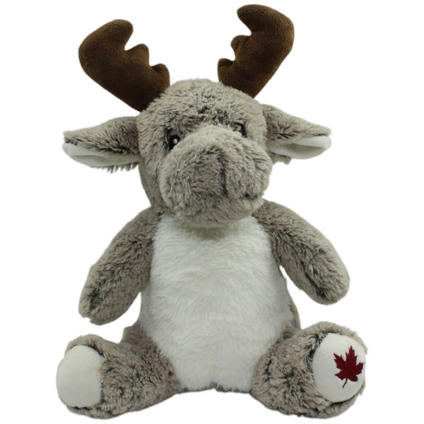 Elch mit Ahornblatt, sitzend