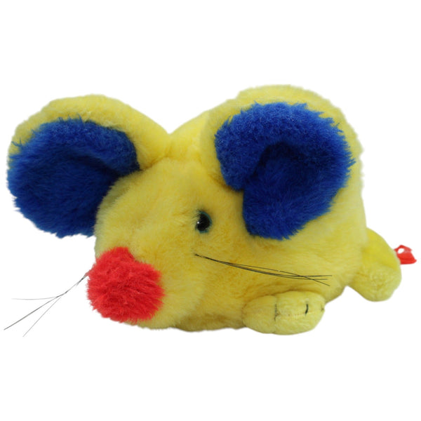 Gelbe Maus mit blauen Ohren