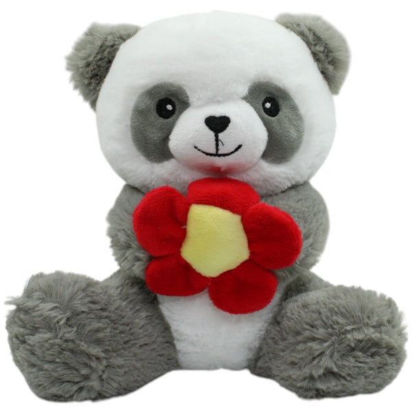 Kuschelfreund, superweicher Panda mit Blume