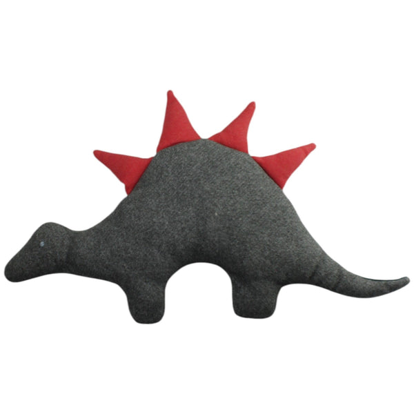 Süßer flacher Dinosaurier, grau/grün