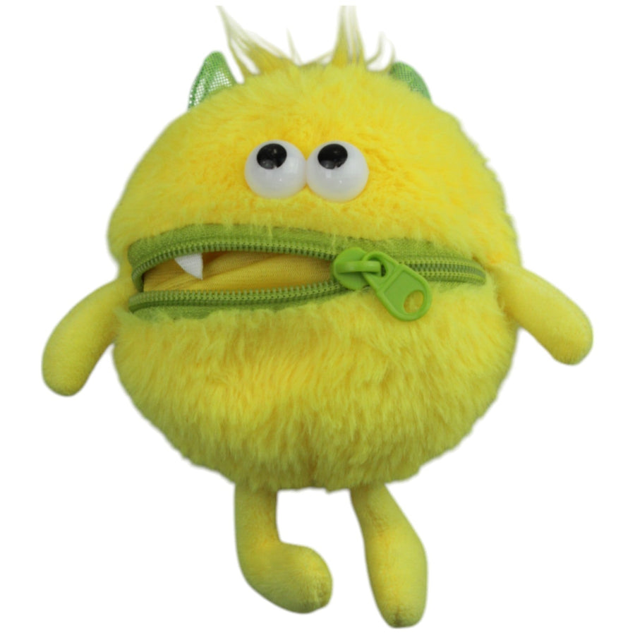 Gelbes Monster mit Reißverschluss