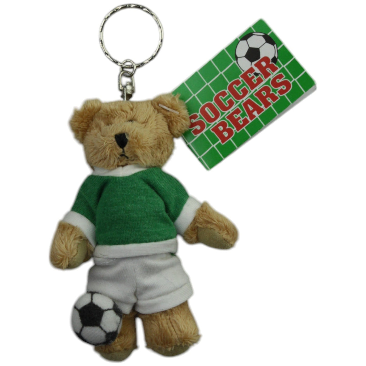 123000015065 Handelshaus G. Gollnest & F. - R. Kiesel Soccer Bears, Teddy mit Fußball Schlüsselanhänger Kumpel Leo neu Teddy Teddybär