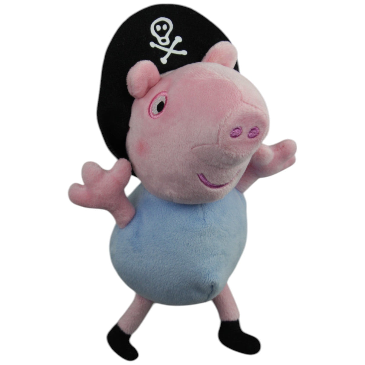 123000015087 Jazwares Schorsch mit Piratenhut aus Peppa Wutz Plüschfigur Kumpel Leo Gebraucht Peppa Pig