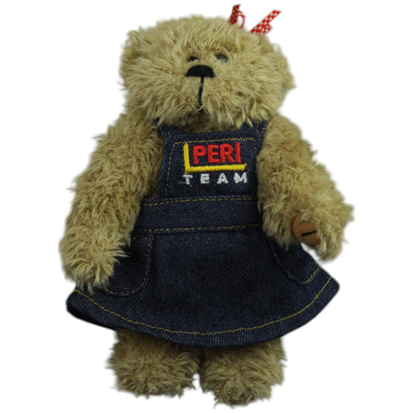 Teddybär mit Jeanskleid "PERI TEAM"