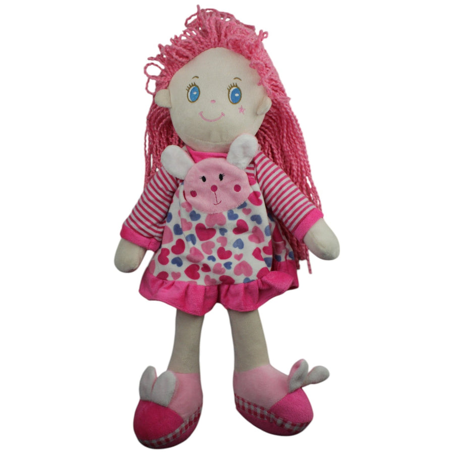 Mädchen mit pinken Haaren & Herz-Kleid, XL